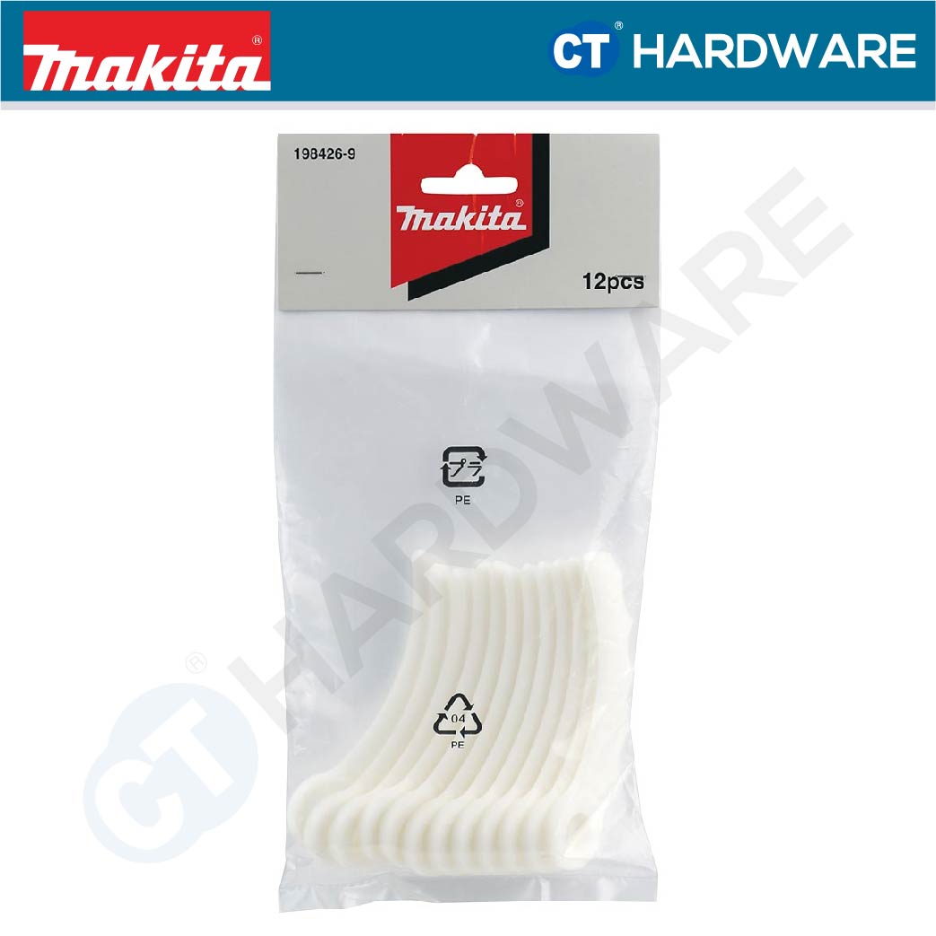MAKITA 198426-9 PLASTIC BLADE SET 12PCS FOR DUR187L, DUR187U, DUR188L, DUR188U, DUR189, DUR364L, DUR365U, DUR366U