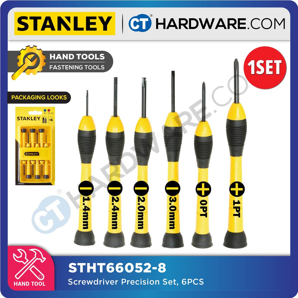 STANLEY STHT66052-8 SCREWDRIVER PRECISION SET ( 6PC )