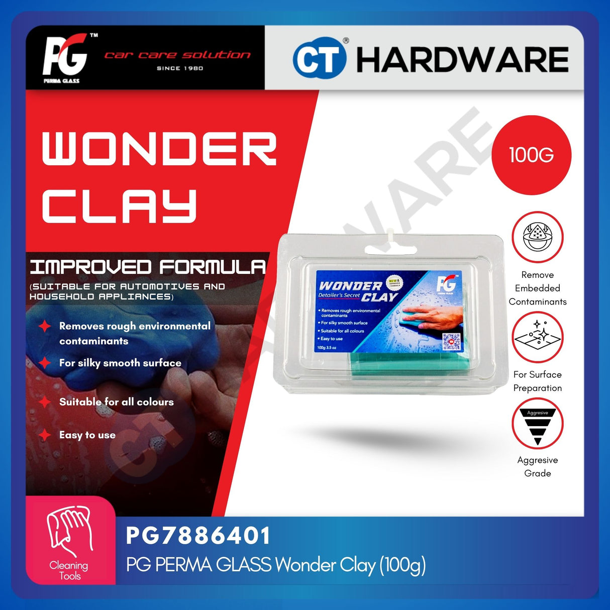 PG Perma Glass PG786401 Wonder Clay 100g [ 9556817886401 ]