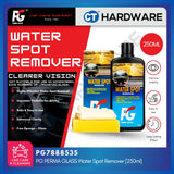 PG Perma Glass PG788535 Water Spot Remover 250ml + Applicator Sponge | Glove [ 9556817888535 ]