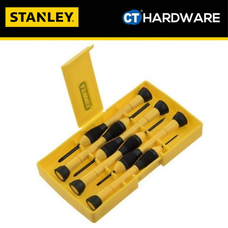 Stanley STHT66052-8 Precision Screwdriver Bi-Material Handle (6pcs)
