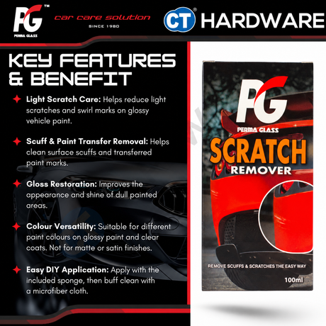 PG Perma Glass PG7888559 Scratch Remover Kit Set 100ml [ 9556817888559 ]
