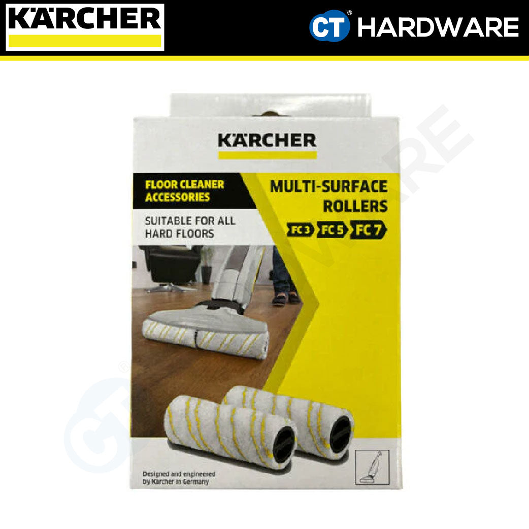Karcher 20550060 Multi-surface roller set, yellow