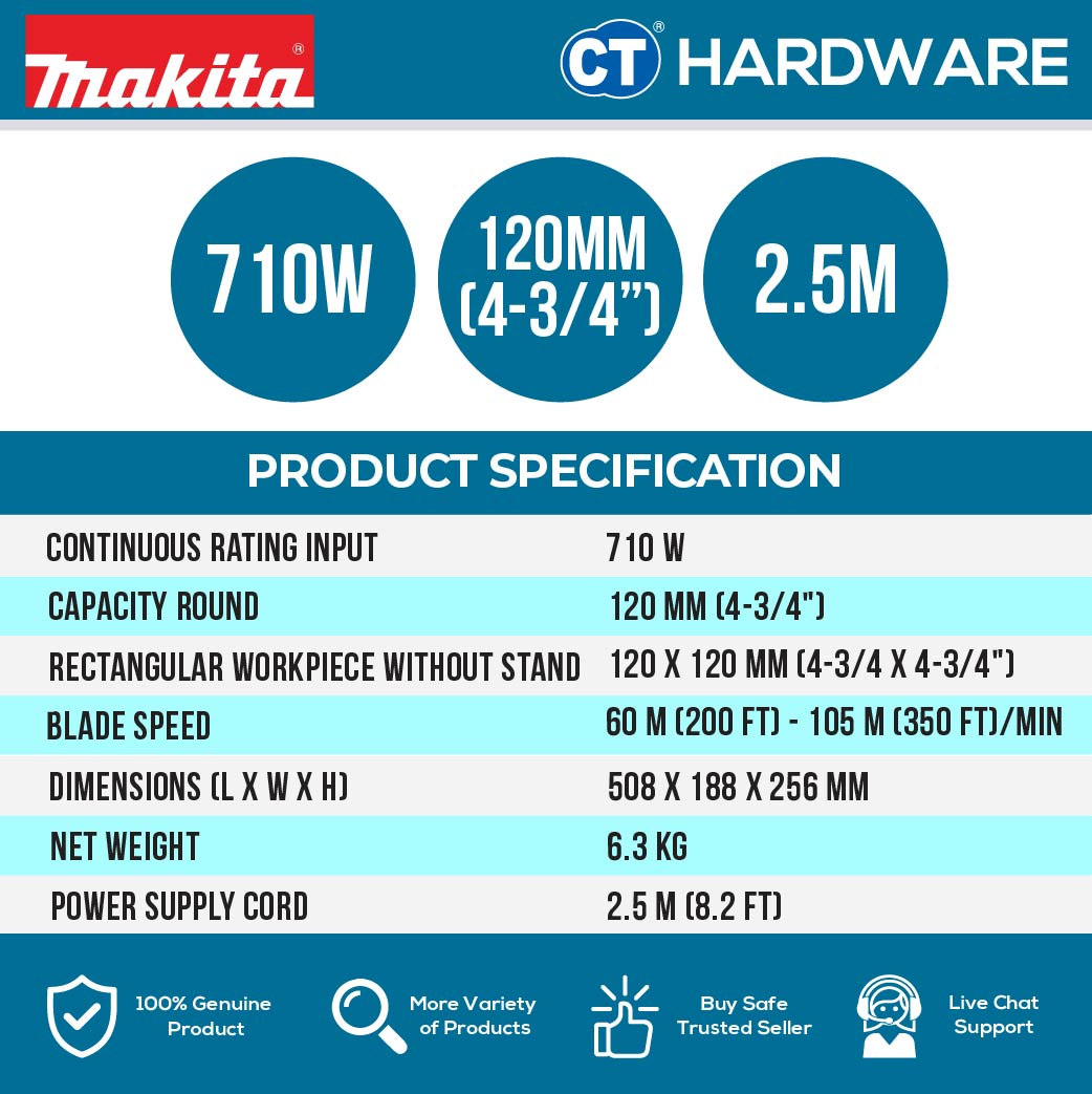 MAKITA 2107F PORTABLE BAND SAW 710W