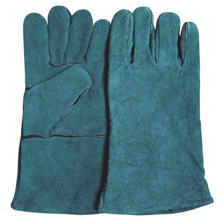 WELDING HAND GLOVE FULLY LEATHER 13 GREEN 22WGFL013G