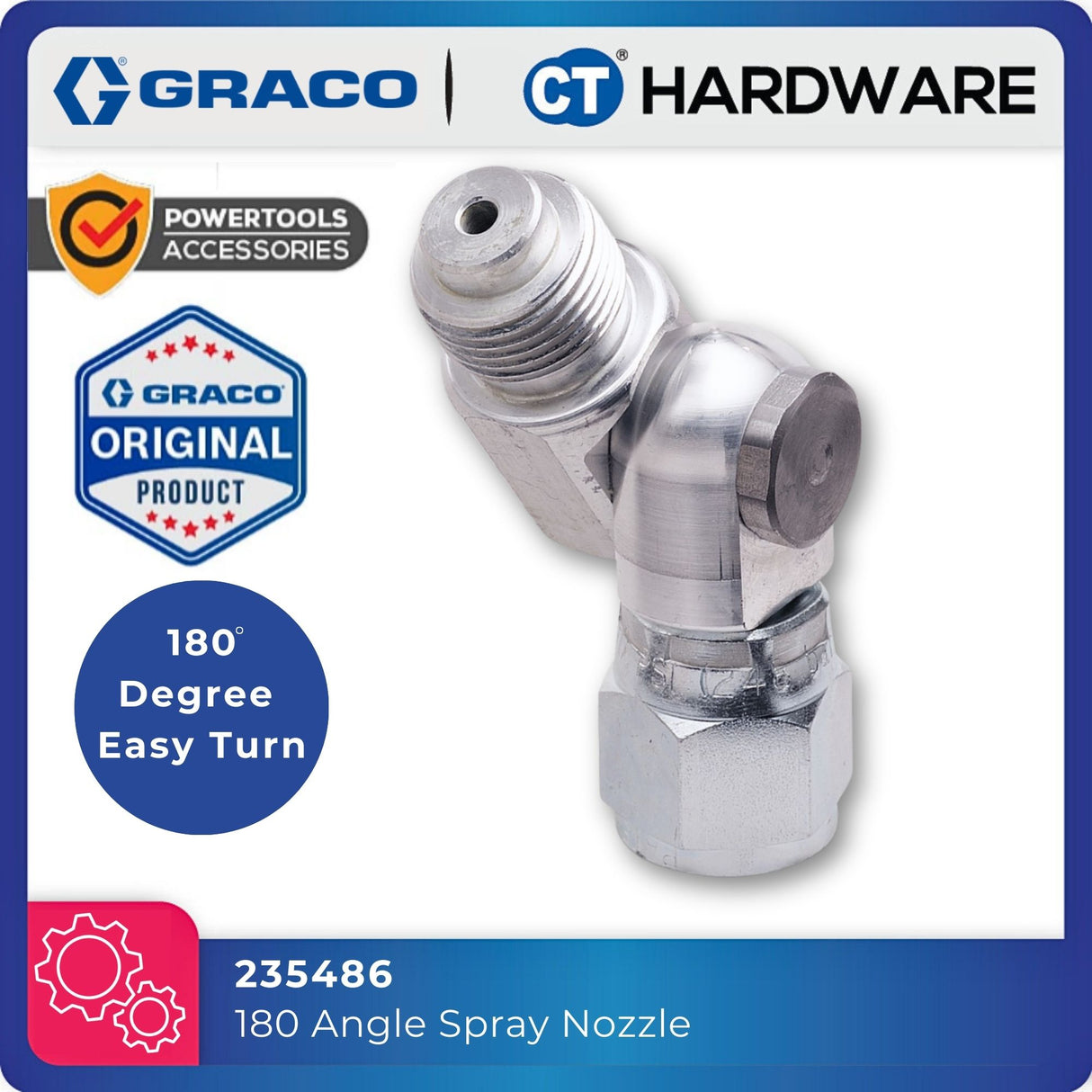 GRACO 180 ANGLE SPRAY NOZZLE 235486