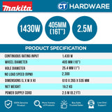 Makita 2416S Portable Cut Off Machine 16" 405mm 1430W