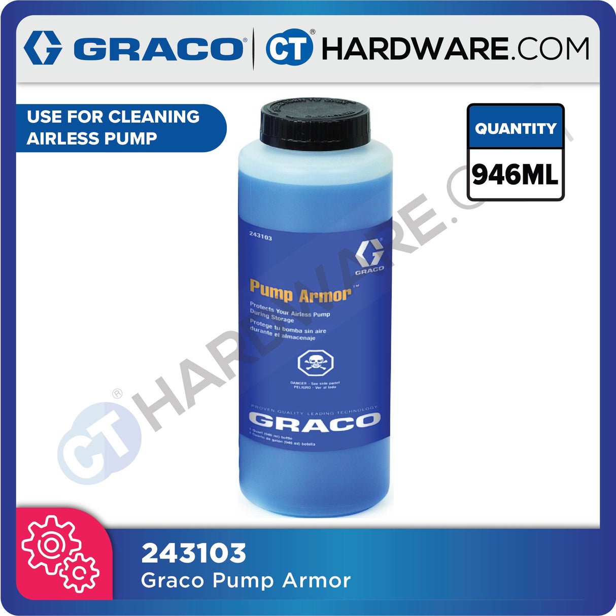 Graco 243103 Pump Armor for Airless Pump Sprayer 946ml