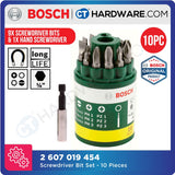 BOSCH 2 607 019 454 SCREWDRIVER BIT SET [ 2607019454 ] - 10 PCS