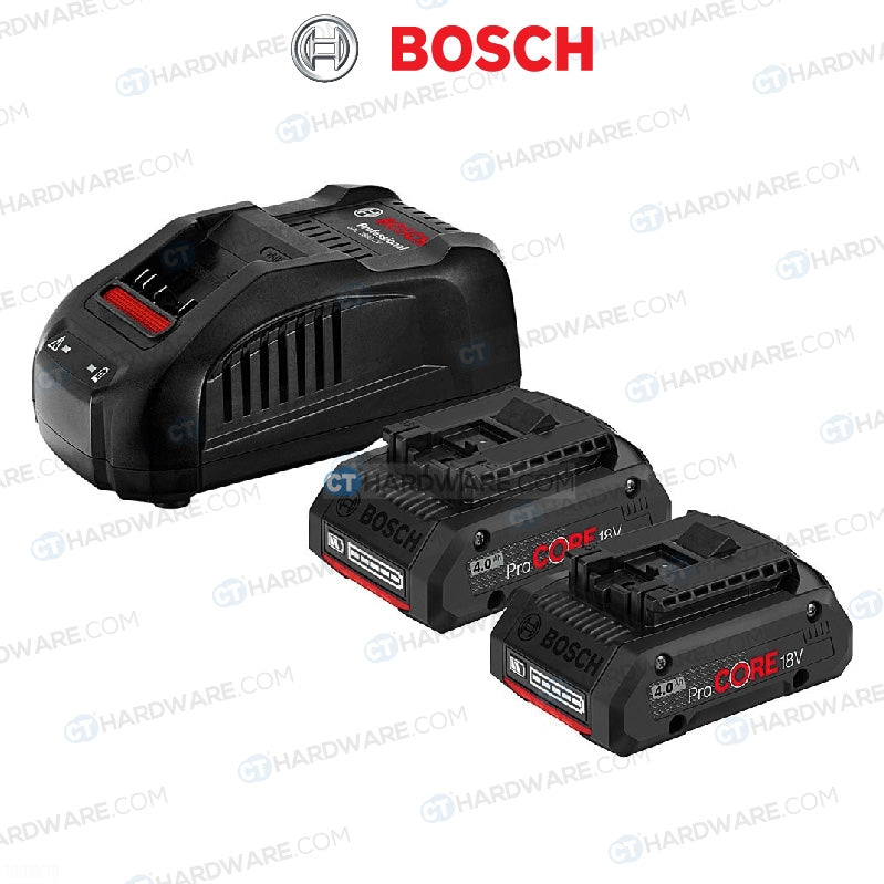 Bosch ProCore Starter Kit 18V C/W 2x 4.0Ah Battery 1x Charger (1600A016GG)