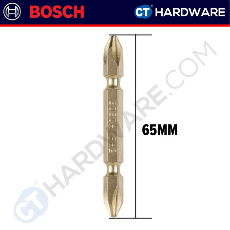 Bosch SCREWDRIVER BIT PHILIPS #2, MAGNETISED GOLD SIZE 45 MM | 65 MM | 110 MM - 1PC