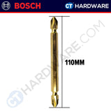 BOSCH SCREWDRIVER BIT PHILIPS #2, MAGNETISED GOLD SIZE 45 MM | 65 MM | 110 MM - 1PC