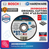 BOSCH 2608600091 CUTTING DISC 100 mm (4″) SUITABLE FOR METAL / CARBON STEEL [ 16 x 2.5 mm ] - 1PC