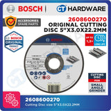 BOSCH 2608600270 ORIGINAL CUTTING DISC 5" 125MM X 2.8MM X 22.2MM STANDARD FOR METAL - 1PC