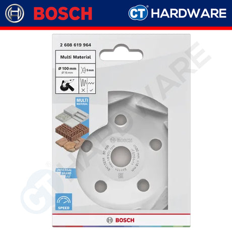 Bosch 2 608 619 963 | 2 608 619 964  Diamond Cup Wheel Segmented & Turbo Continous | 100MM | Grinding Materials