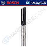 Bosch Carbide-Tipped Router Bit - Straight Bit, 2-flute (Diameter - 6.35mm) 2608628411