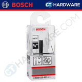 Bosch Carbide-Tipped Router Bit - Straight Bit, 2-flute (Diameter - 6.35mm) 2608628411