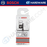 Bosch Carbide-Tipped Router Bit - Straight Bit, 1-flute (Diameter - 7.7mm) 2608628427