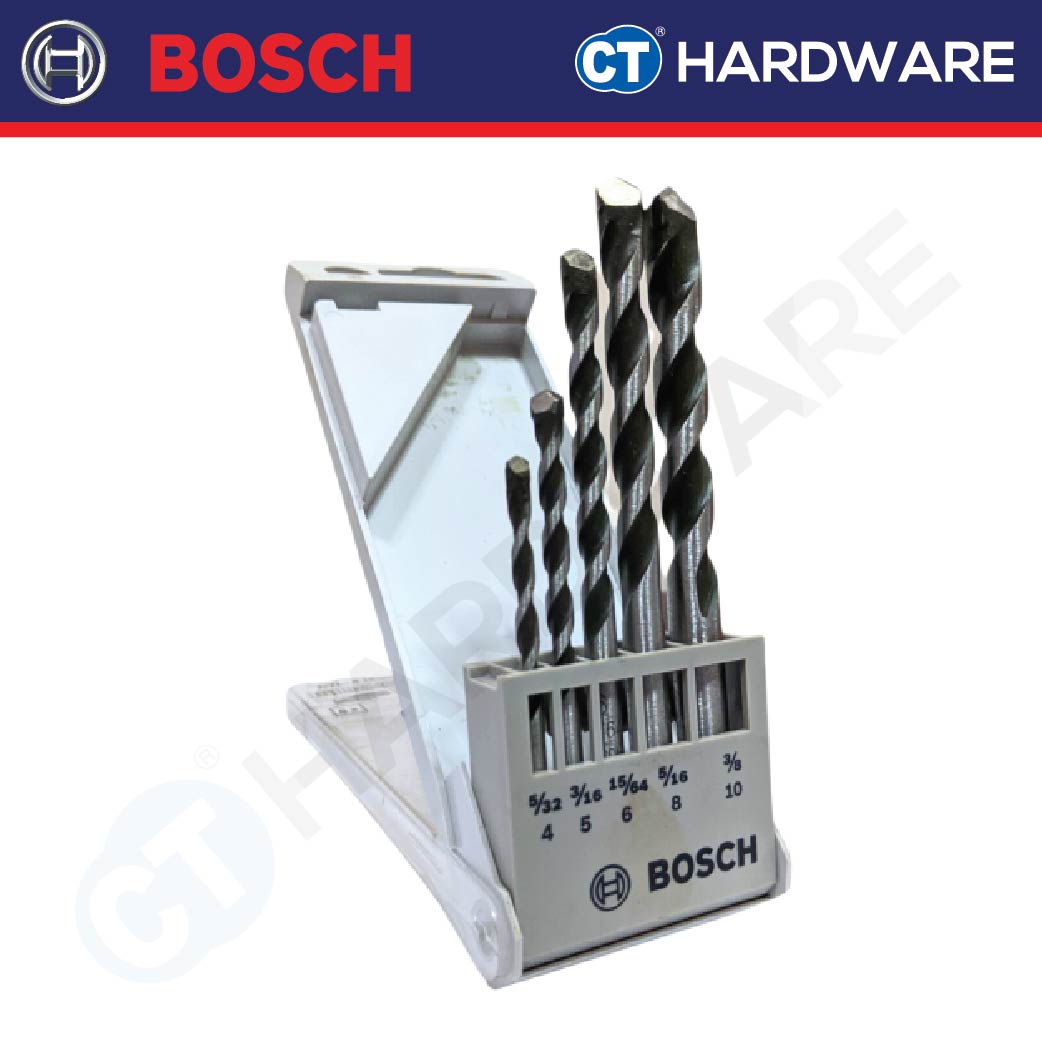 BOSCH 2608680798 MULTI PURPOSE DRILL BIT SET 4,5,6,8,10MM  ( 5PC )