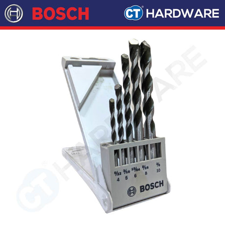 BOSCH 2608680798 MULTI PURPOSE DRILL BIT SET 4,5,6,8,10MM  ( 5PC )