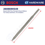 Bosch PRO 2608690549 SDS plus-5C Pointed Chisel 250mm
