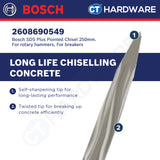 Bosch PRO 2608690549 SDS plus-5C Pointed Chisel 250mm