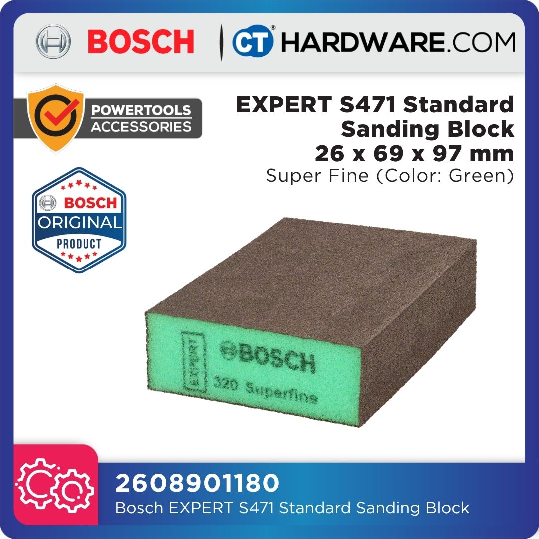 Bosch EXPERT S471 Standard Sanding Block 69mm × 97mm × 26mm