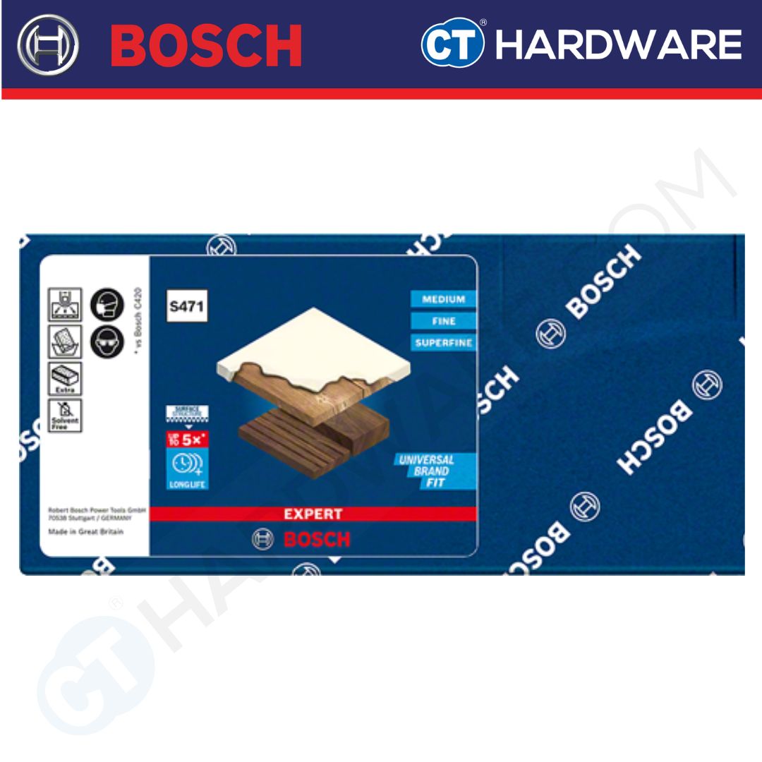 Bosch EXPERT S471 Standard Sanding Block 69mm × 97mm × 26mm
