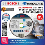 BOSCH 2608901468 CUTTING DISC 4" 105MM X 1MM X 16MM EXPERT FOR INOX (S/STEEL) - 1PC