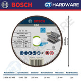 BOSCH 2608901468 CUTTING DISC 4" 105MM X 1MM X 16MM EXPERT FOR INOX (S/STEEL) - 1PC