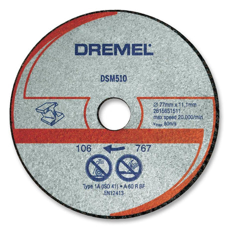 Dremel 2615S510JA DSM510 Metal/Plastic Cutting Disc (Dremel DSM2034) #DSM510