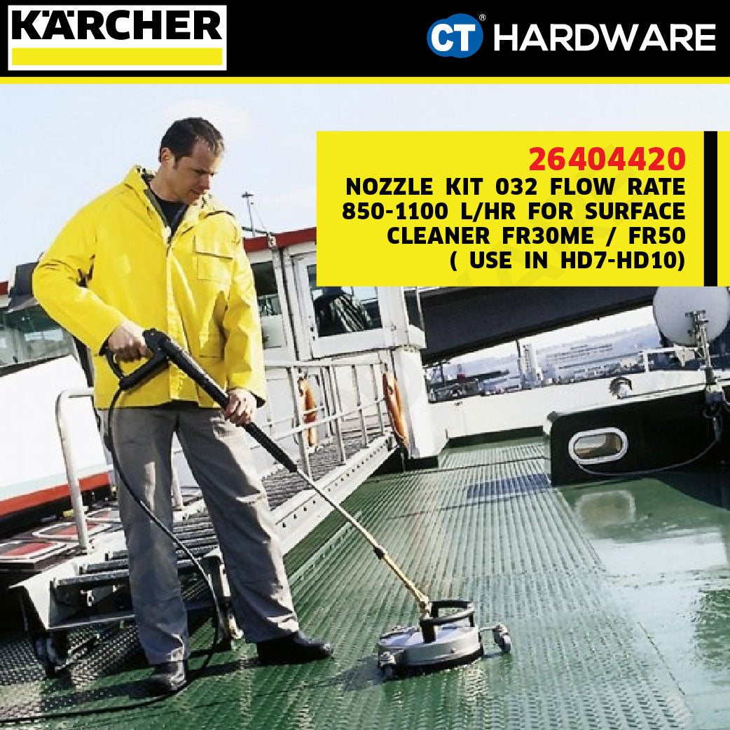 Karcher 26404420 Nozzle kit for surface cleaners