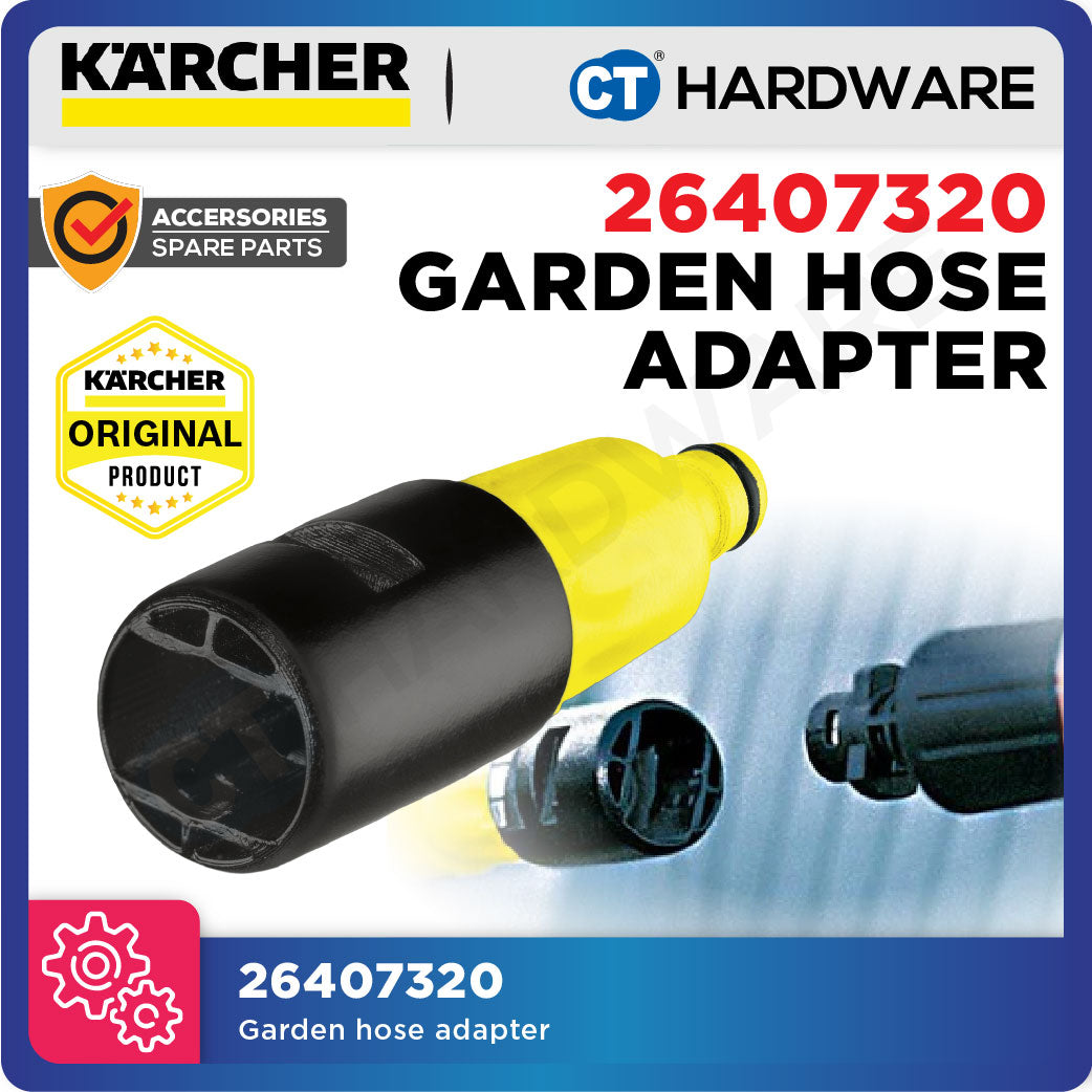 Karcher 26407320 Garden hose adapter K2 - K5 Series