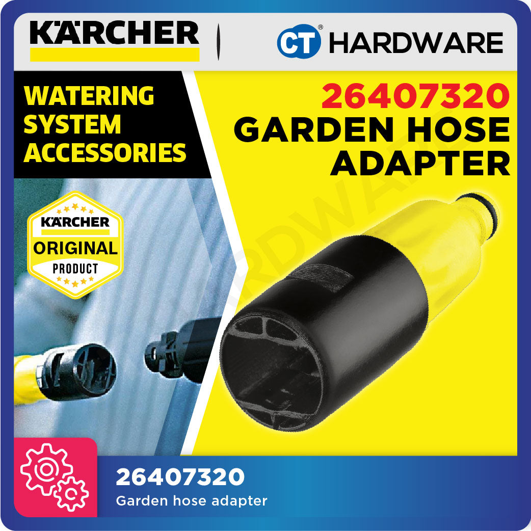 Karcher 26407320 Garden hose adapter K2 - K5 Series