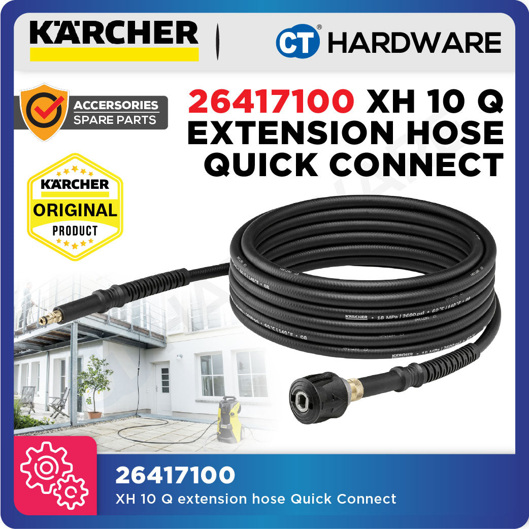Karcher 26417100 XH 10 Q extension hose Quick Connect