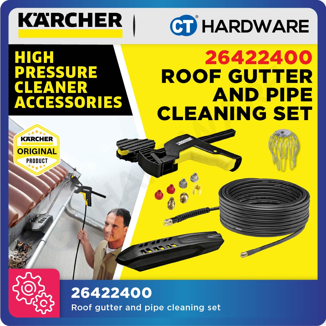 Karcher 26422400 Pc 20 Roof Gutter And Pipe Cleaning Kit