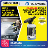 Karcher 26431430 FJ 10 C Connect 'n' Clean foam jet + Ultra Foam Cleaner