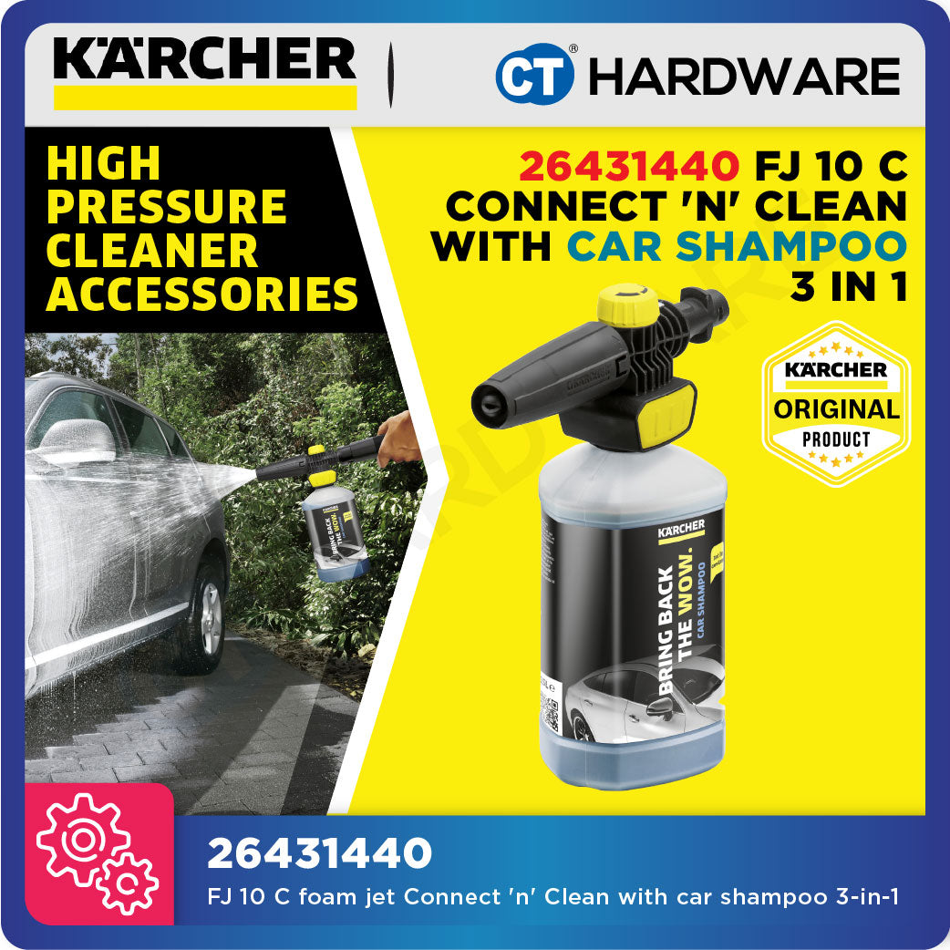 Karcher 26431440 FJ 10 C foam jet Connect 'n' Clean with car shampoo 3-in-1