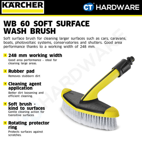 Karcher 26432330 Soft Surface Wash Brush