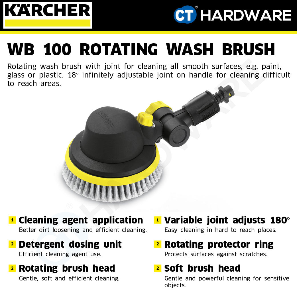 Karcher 26432360 WB 100 rotating wash brush