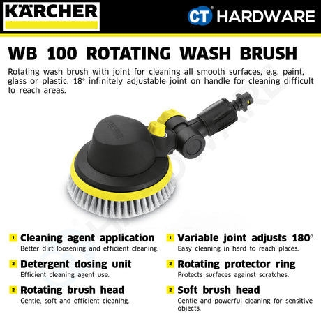 Karcher 26432360 WB 100 rotating wash brush