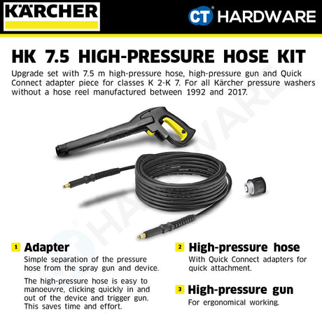 Karcher 26439100 HK 7.5 high-pressure hose kit