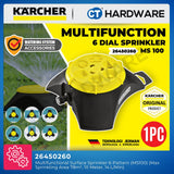 Karcher 26450260 Multifunctional Surface Sprinkler 6-Pattern (MS100) – Max 78m², 10m, 14 L/min