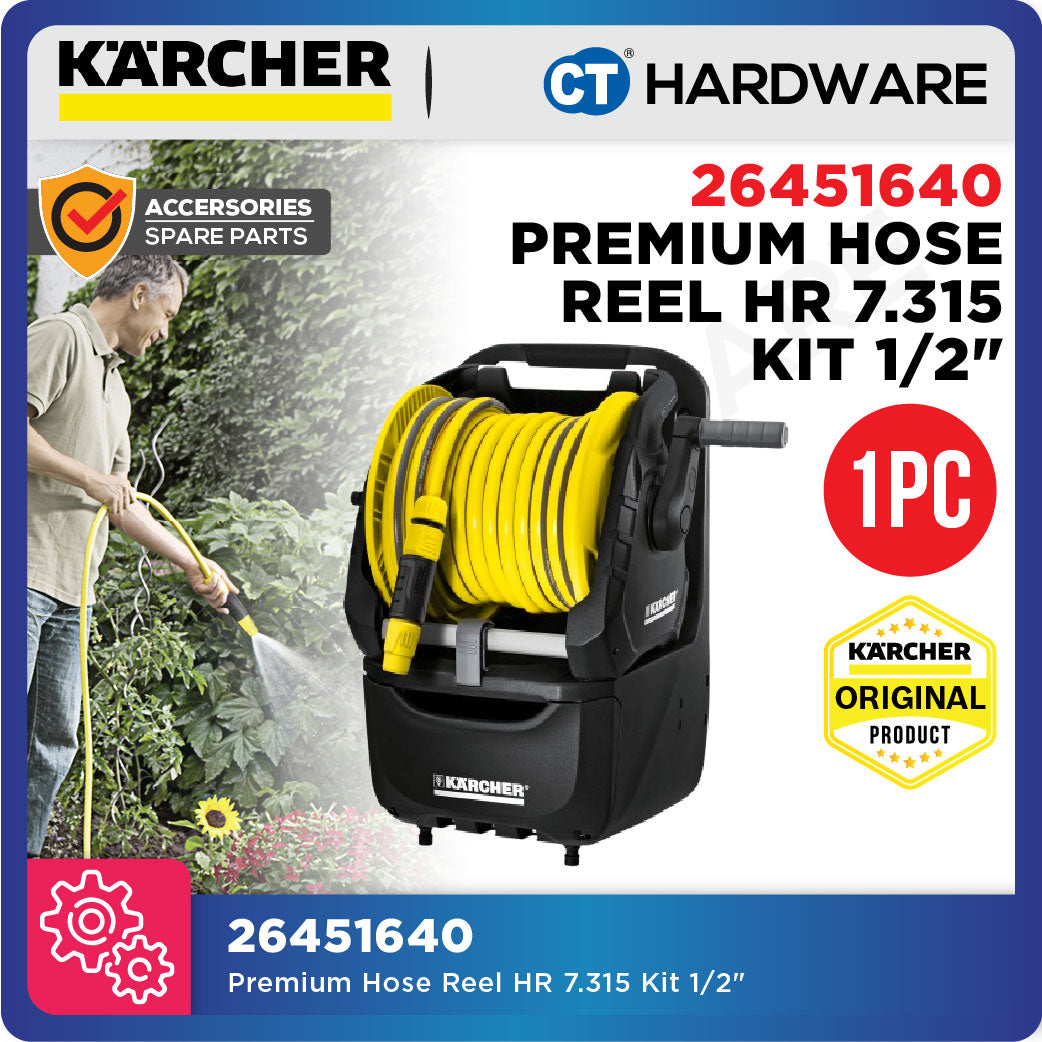 Karcher 26451640 Premium Hose Reel HR 7.315 Kit 1/2 15M