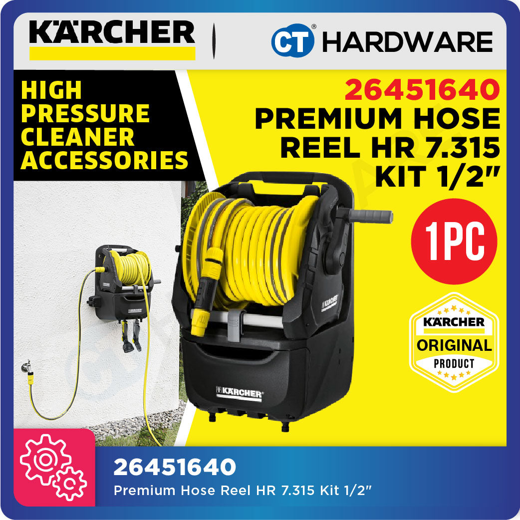 Karcher 26451640 Premium Hose Reel HR 7.315 Kit 1/2 15M