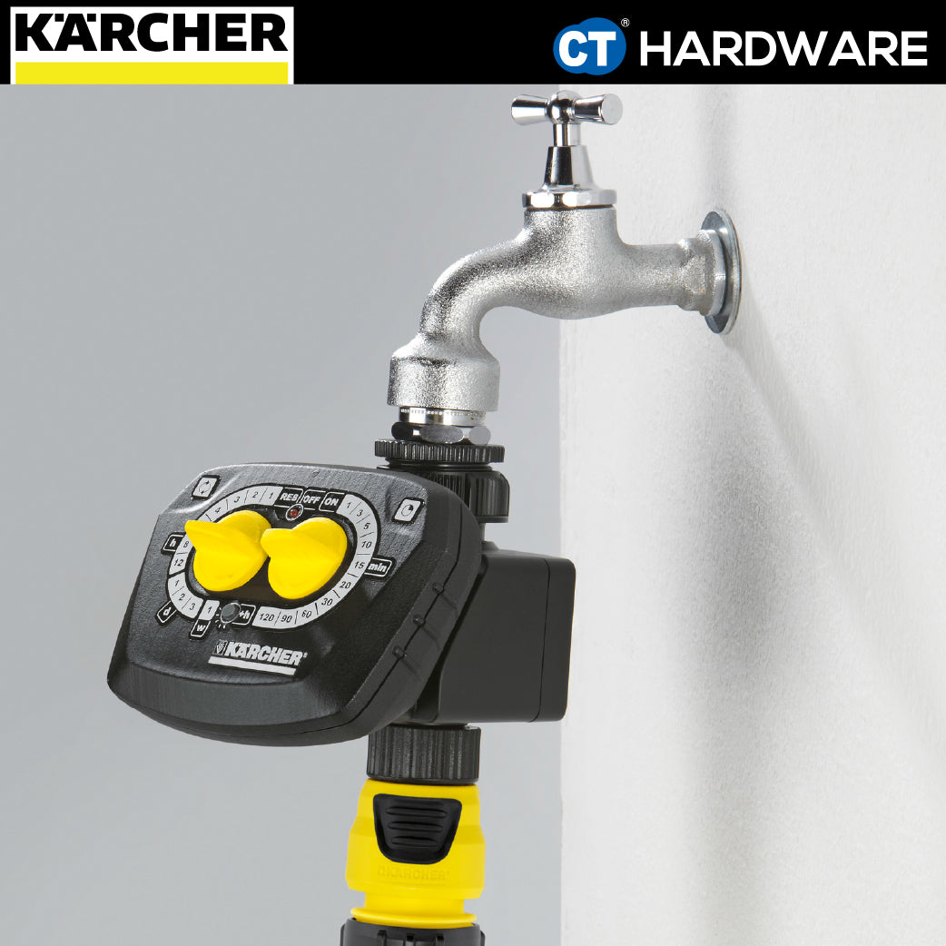 Karcher 26451740 Automatic Watering Timer WTA, Manualy Individual Programming 1 min-120 min