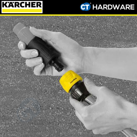 Karcher 26451920 Universal Hose Connector With Aqua Stop, Use In Hose 1/2", 5/8", 3/4"