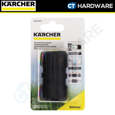Karcher 26451970 Universal Hose Repair Unit, Hose Mender Use In Hose 1/2", 5/8", 3/4"