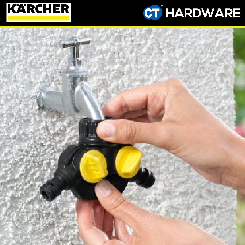 Karcher 26451990 Two Way Tap Adaptor