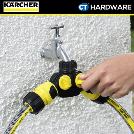 Karcher 26451990 Two Way Tap Adaptor